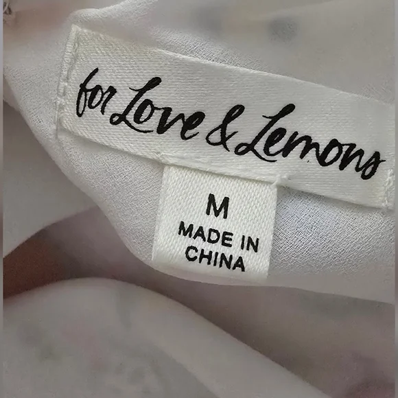 NWOT" For Love & Lemons Daisy Mae Strapless Midi Dress - Picture 8 of 9